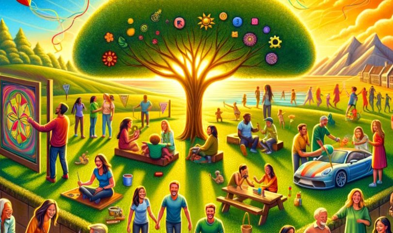 image that captures the spirit of positive psychology